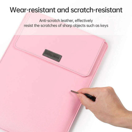 Elegant 13-inch PU Leather MacBook Air Pro Sleeve Set with Medium Bag & Cable Organizers - Très Elite