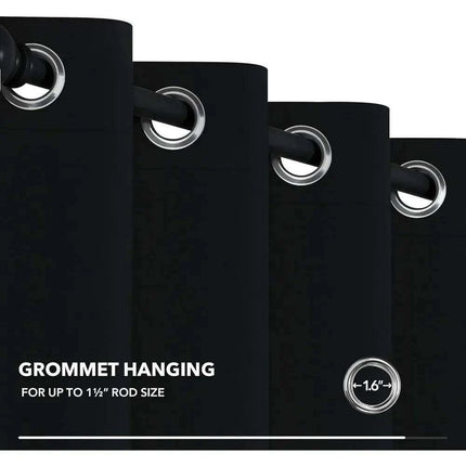 Elegant 15ft x 9ft Thermal Room Divider Curtain for Stylish Spaces..