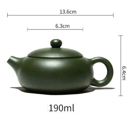 Elegant 190ml Yixing Zisha Teapot - A Handcrafted Masterpiece for Tea Aficionados - Très Elite