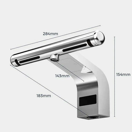 Elegant 2-in-1 Automatic Hand Dryer and Touchless Faucet for Contemporary Bathrooms and Hotels - Très Elite