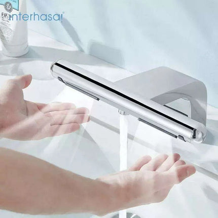 Elegant 2-in-1 Automatic Hand Dryer and Touchless Faucet for Contemporary Bathrooms and Hotels - Très Elite