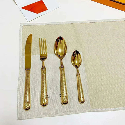 Elegant 24-Piece Stainless Steel Dining Set - Très Elite