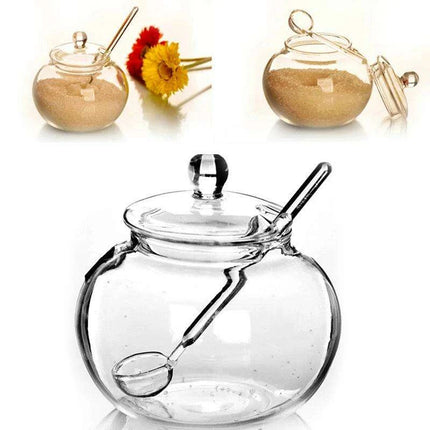 Elegant 250ml Glass Spice and Candy Jar - Chic Home Storage Solution - Très Elite