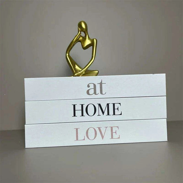 Elegant 3-Piece Decorative Faux Book Set for Home Décor - Très Elite