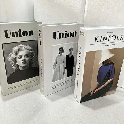 Elegant 3-Piece Decorative Faux Book Set for Home Décor - Très Elite