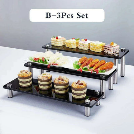 Elegant 3-Tier Acrylic Dessert Display Stand for Celebrations and Gatherings - Très Elite