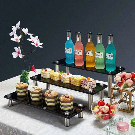 Elegant 3-Tier Acrylic Dessert Display Stand for Celebrations and Gatherings - Très Elite