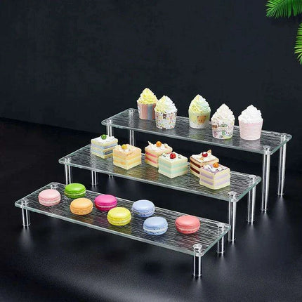 Elegant 3-Tier Acrylic Dessert Display Stand for Celebrations and Gatherings - Très Elite
