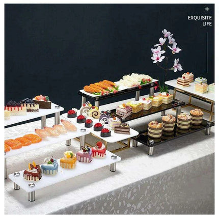 Elegant 3-Tier Acrylic Dessert Display Stand for Celebrations and Gatherings - Très Elite