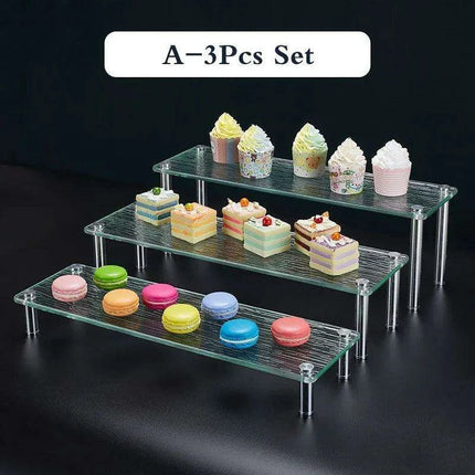 Elegant 3-Tier Acrylic Dessert Display Stand for Celebrations and Gatherings - Très Elite
