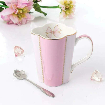 Elegant 330ml Premium Bone China Tea and Coffee Mugs - Très Elite