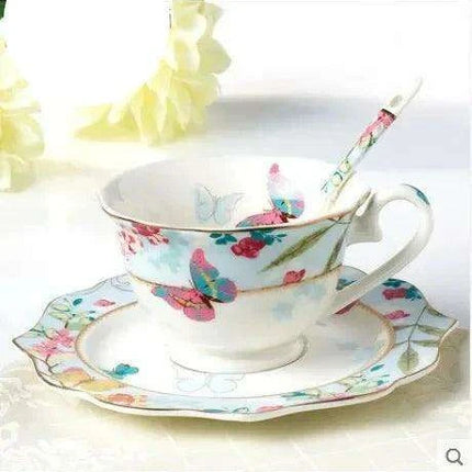 Elegant 330ml Premium Bone China Tea and Coffee Mugs - Très Elite