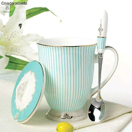 Elegant 330ml Premium Bone China Tea and Coffee Mugs - Très Elite