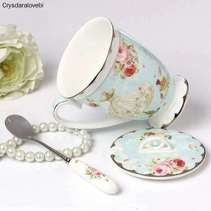 Elegant 330ml Premium Bone China Tea and Coffee Mugs - Très Elite