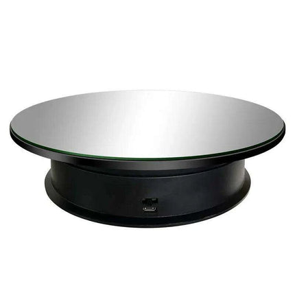 Elegant 360-Degree Rotating Display Stand for Jewelry and Watches with Dual Power Options and Adjustable Speeds - Très Elite