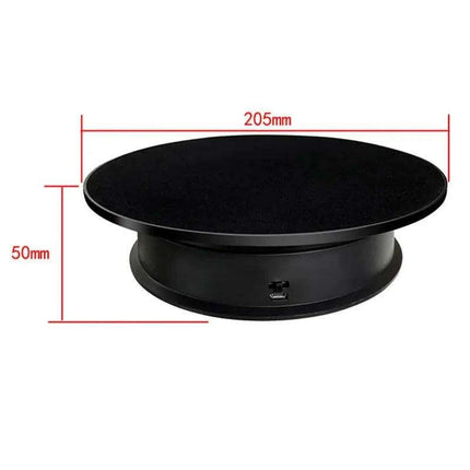 Elegant 360-Degree Rotating Display Stand for Jewelry and Watches with Dual Power Options and Adjustable Speeds - Très Elite