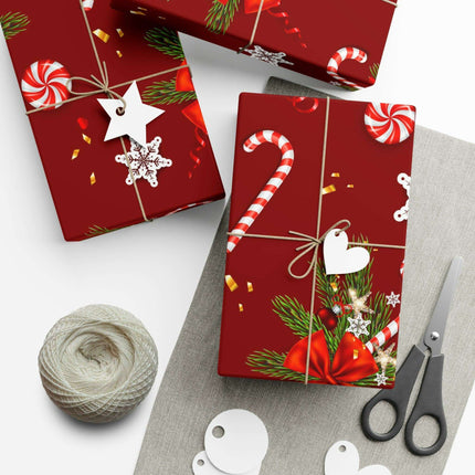 Elegant 3D Holiday Gift Wrapping Paper Set - Artfully Made in the USA