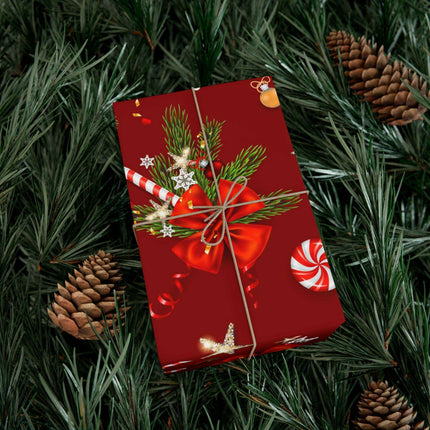 Elegant 3D Holiday Gift Wrapping Paper Set - Artfully Made in the USA