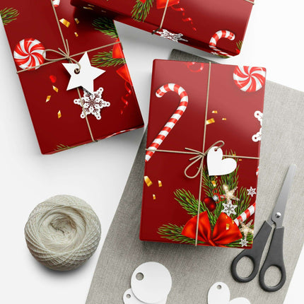 Elegant 3D Holiday Gift Wrapping Paper Set - Artfully Made in the USA