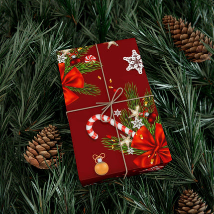 Elegant 3D Holiday Gift Wrapping Paper Set - Artfully Made in the USA