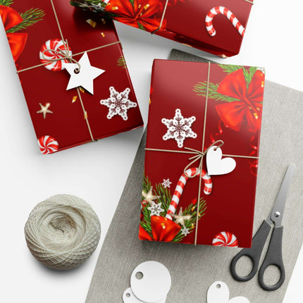 Elegant 3D Holiday Gift Wrapping Paper Set - Artfully Made in the USA