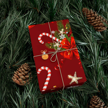 Elegant 3D Holiday Gift Wrapping Paper Set - Artfully Made in the USA