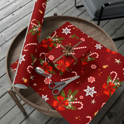 Elegant 3D Holiday Gift Wrapping Paper Set - Artfully Made in the USA