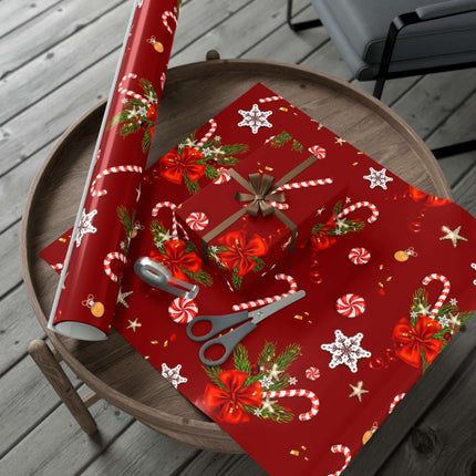 Elegant 3D Holiday Gift Wrapping Paper Set - Artfully Made in the USA