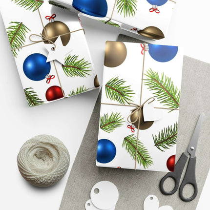 Elegant 3D Holiday Gift Wrapping Paper Set - Premium Quality, USA Crafted