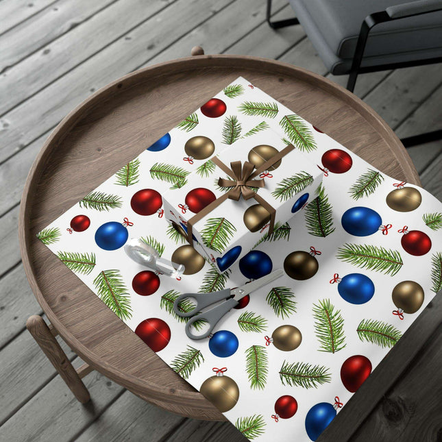 Elegant 3D Holiday Gift Wrapping Paper Set - Premium Quality, USA Crafted
