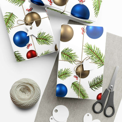 Elegant 3D Holiday Gift Wrapping Paper Set - Premium Quality, USA Crafted
