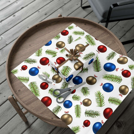 Elegant 3D Holiday Gift Wrapping Paper Set - Premium Quality, USA Crafted