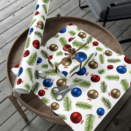 Elegant 3D Holiday Gift Wrapping Paper Set - Premium Quality, USA Crafted