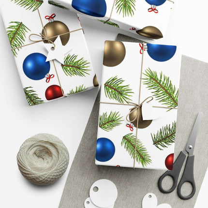 Elegant 3D Holiday Gift Wrapping Paper Set - Premium Quality, USA Crafted