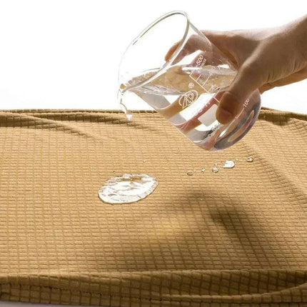 Elegant 3D Quilted Waterproof Chair Protector - Stretchable Spandex/Polyester Cover for Stylish Living and Special Occasions - Très Elite