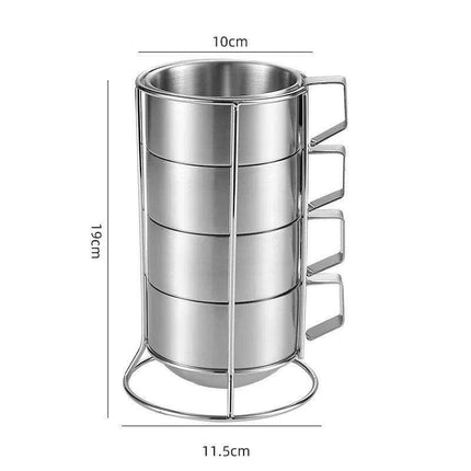 Elegant 6-Piece Set of Insulated Stainless Steel Tea Mugs for Home and Social Gatherings. Uncategorized elegant-6-piece-set-of-insulated-stainless-steel-tea-mugs-for-home-and-social-gatherings Kitchen & Dining›Tabletop›Glassware & Drinkware›Cups, Mugs & Saucers›Thermoses & Travel Mugs›Camping Mugs