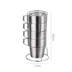 A square handle 4PCS