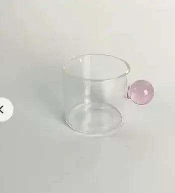 Elegant 700ml Clear Pink Iris Pyrex Teapot - The Perfect Addition to Your Tea Ceremony - Très Elite