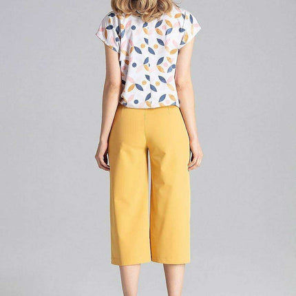 Elegant 7/8 Wide-Leg Trousers for Women with Chic Design - Très Elite