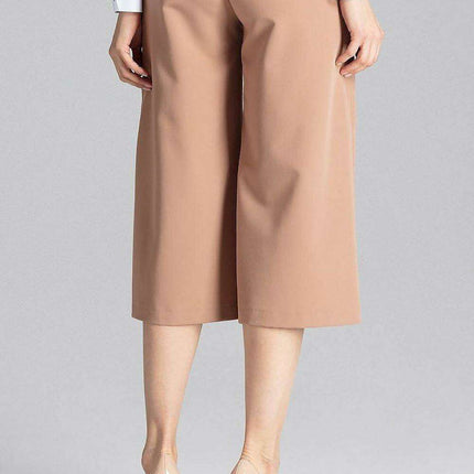 Elegant 7/8 Wide-Leg Trousers for Women with Chic Design - Très Elite
