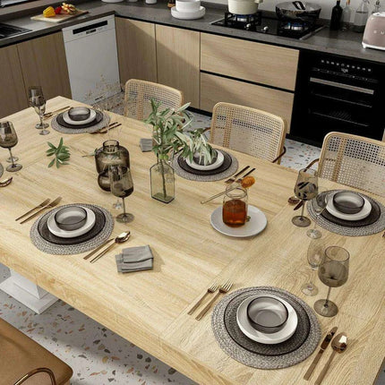 Elegant 78.7" Modern Rectangular Dining Table - Très Elite