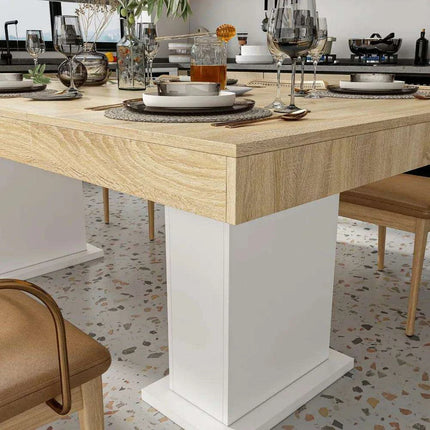 Elegant 78.7" Modern Rectangular Dining Table - Très Elite