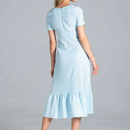 Elegant A-Line Midi Dress - Très Elite