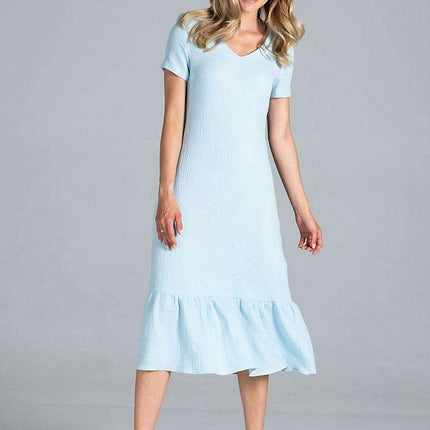 Elegant A-Line Midi Dress - Très Elite