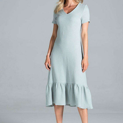 Elegant A-Line Midi Dress - Très Elite