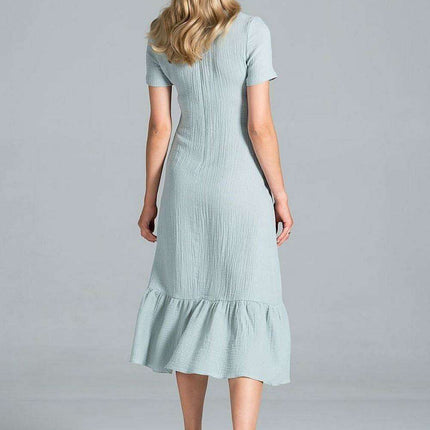 Elegant A-Line Midi Dress - Très Elite