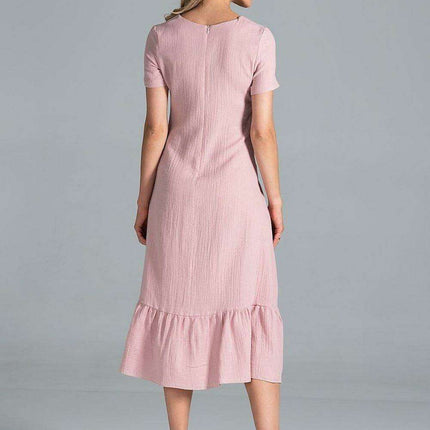 Elegant A-Line Midi Dress - Très Elite
