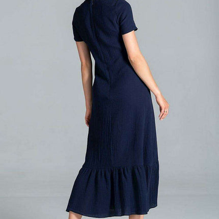 Elegant A-Line Midi Dress - Très Elite