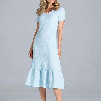 Elegant A-Line Midi Dress - Très Elite