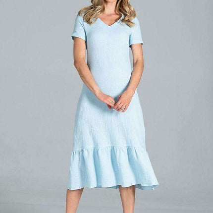 Elegant A-Line Midi Dress - Très Elite